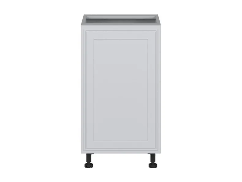 BRW Нижний кухонный шкаф Верди 45 см левый светло-серый матовый, греноловый серый/светло-серый матовый FL_D_45/82_L-SZG/JSZM фото №1