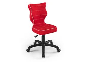 BRW Детский настольный стул красного цвета размер 4 OBR_PETIT_CZARNY_ROZM.4_VISTO_9 фото