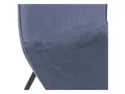 BRW Кресло с обивкой Polten вельветовое серое, серый/черный LOYD_GREY_9 фото thumb №5