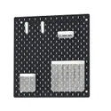 IKEA SKÅDIS СКОДИС, настенная панель, комбинация, черный, 56x56 см 595.159.45 фото thumb №2