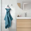 IKEA BLÅVINGAD БЛОВІНГАД, рушник із капюшоном, у формі акули/синьо-сірий, 70x140 см 905.284.41 фото thumb №4