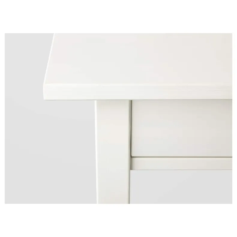 IKEA HEMNES ХЕМНЕС, приліжковий столик, біла морилка, 46x35 см 202.004.56 фото №4