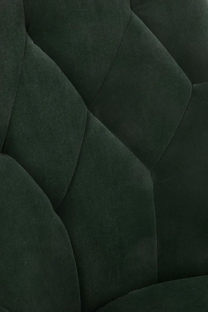 Стілець кухонний оксамитовий HALMAR K365 Velvet, bluvel 78 - темно-зелений фото №8