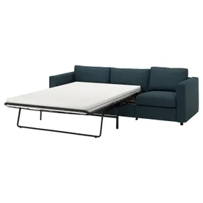IKEA VIMLE ВИМЛЕ, 3-местный диван-кровать, Темно-синий 895.369.70 фото