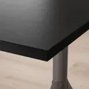 IKEA IDÅSEN ІДОСЕН, письмовий стіл, чорний / темно-сірий, 120x70 см 192.810.24 фото thumb №3