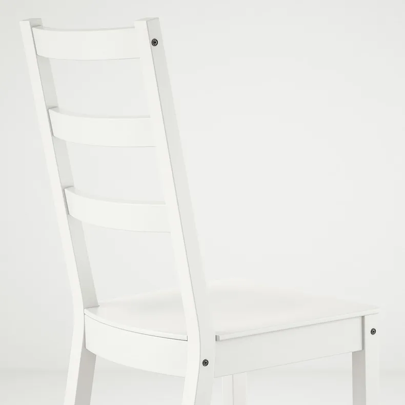 IKEA NORDVIKEN НОРДВІКЕН / NORDVIKEN НОРДВІКЕН, стіл+2 стільці, білий / білий, 74 / 104x74 см 193.050.77 фото №6