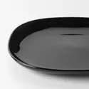 IKEA BACKIG БАККИГ, тарелка, черный, 25x25 см 204.390.52 фото thumb №2