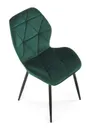 Кухонний стілець HALMAR K453 темно-зелений фото