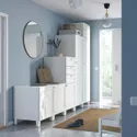 IKEA PLATSA ПЛАТСА, гардероб / 6 дверей+3 ящика, белый / саннидальный белый, 300x57x231 см 694.878.57 фото thumb №2