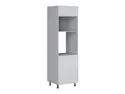 BRW Кухонный шкаф для встраиваемого духового шкафа Verdi высотой 60 см правый светло-серый матовый, греноловый серый/светло-серый матовый FL_DPS_60/207_P/O-SZG/JSZM фото thumb №2