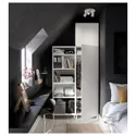 IKEA PLATSA ПЛАТСА, гардероб із 2 дверцятами, білий/ФОННЕС білий, 120x57x251 см 294.243.48 фото thumb №2