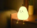 BRW Дитяча неонова лампа Happy Pear LED біла 093778 фото thumb №2