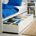 IKEA VIHALS, Контейнер для постельного белья, 2 шт., белый, 200 см 305.951.17 фото thumb №9