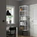 IKEA ENHET ЕНХЕТ, високий каркасас+поличка, білий, 60x30x180 см 804.489.54 фото thumb №2