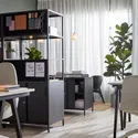 IKEA TROTTEN ТРОТТЕН, шафа з розс дверц, дошкою для нотаток, антрацит, 80x180 см фото thumb №4