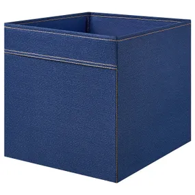 IKEA DRÖNA ДРЁНА, коробка, тёмно-синий, 33x38x33 см 605.732.32 фото