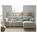 IKEA VIMLE ВІМЛЕ, 3-місний диван, з шезлонгом / Gunnared бежевий 993.991.09 фото thumb №10