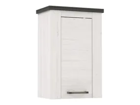 BRW Монреаль 50 см настінна шафа для ванної кімнати з дверцятами біла сосна, біла сосна / деревина хвойних порід SOBI фото