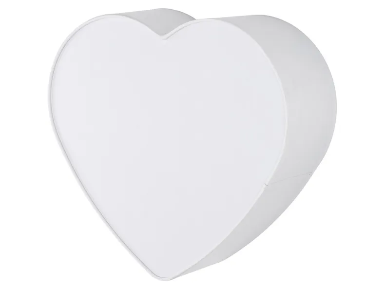 BRW Серце 2-точковий тканинний дитячий світильник білий 095011 фото №1