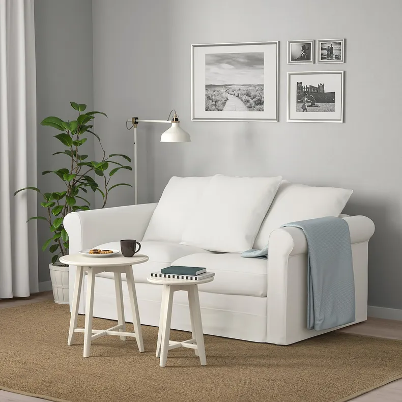 IKEA GRÖNLID ГРЕНЛІД, 2-місний диван, ІНСЕРОС білий 994.071.52 фото №4