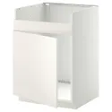 IKEA METOD МЕТОД, напольный шкаф для мойки ХАВСЕН, белый / белый, 60x60 см 994.647.55 фото thumb №1