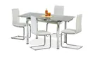 Кухонний стіл HALMAR LOGAN 2 96-142x70 см сірий хром фото thumb №1