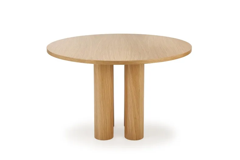 Круглий стіл HALMAR ELEFANTE 120x120 см дуб натуральний фото №7