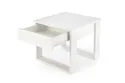 Журнальный столик квадратный HALMAR NEA 60x60 см белый фото thumb №2