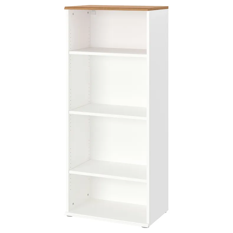 IKEA SKRUVBY СКРУВБЮ, книжкова шафа, білий, 60x140 см 405.035.46 фото №1