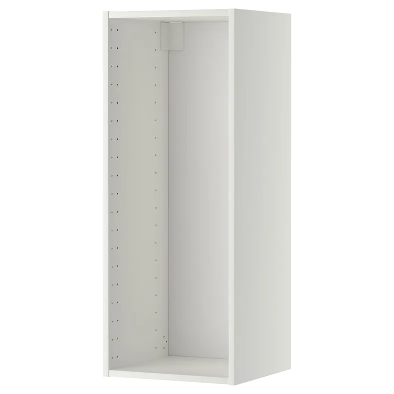 IKEA METOD МЕТОД, каркас шафи навісної, білий, 40x37x100 см 502.055.32 фото №1
