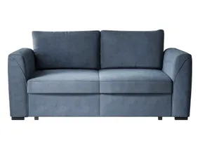 BRW Трехместный диван-кровать Rania велюровый синий, Шепот 12 SO3-RANIA-G1_BB73AB фото