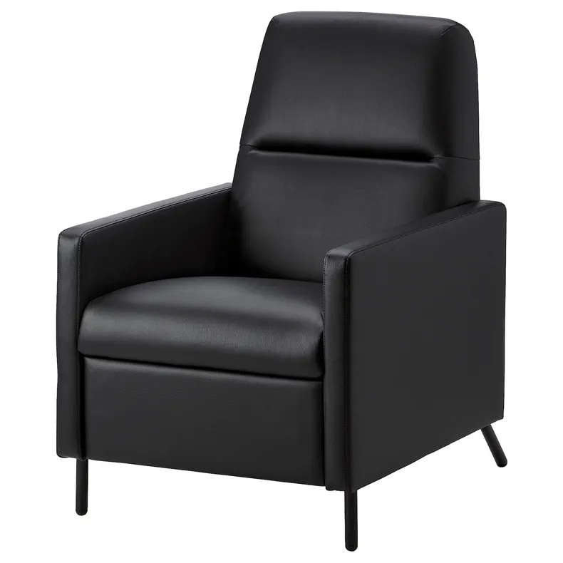 IKEA GISTAD ГІСТАД, крісло розкладне, Бомстад чорний 404.504.25 фото №1