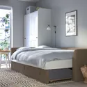 IKEA HOLMSUND ХОЛЬМСУНД, кутовий диван-ліжко, КІЛАНДА сіро-коричневий 895.168.87 фото thumb №4