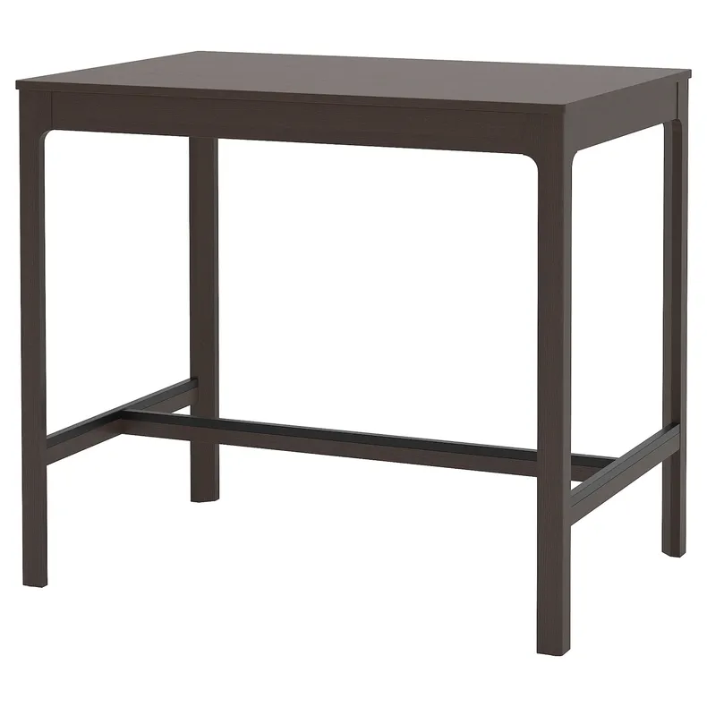 IKEA EKEDALEN ЕКЕДАЛЕН, барний стіл, темно-коричневий, 120x80x105 см 904.005.17 фото №1
