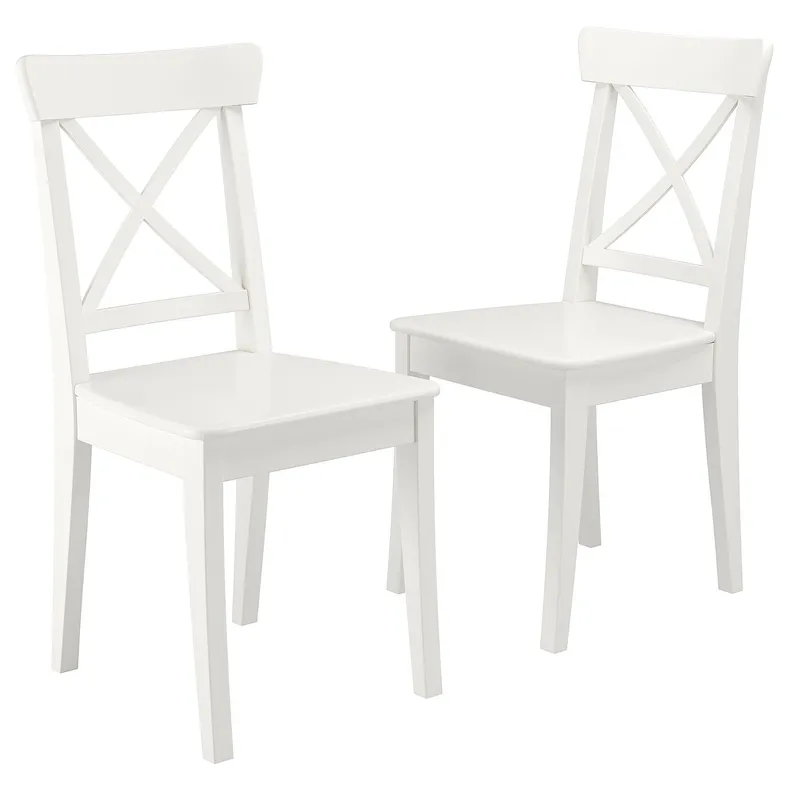 IKEA INGOLF ИНГОЛЬФ, стул, белый 193.998.20 фото №1
