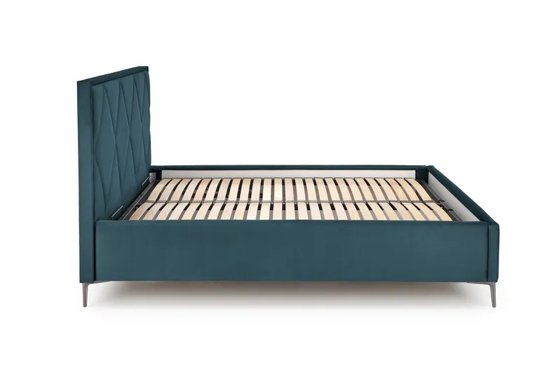 Узголів'я ліжка HALMAR MODULO W4 160 см темно-зеленого кольору. Моноліт 37 фото №5