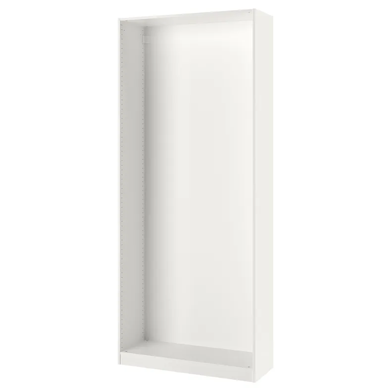IKEA PAX ПАКС, каркас гардероба, белый, 100x35x236 см 002.145.72 фото №1