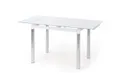 Кухонний стіл HALMAR LOGAN 2 96-142x70 см білий фото thumb №4