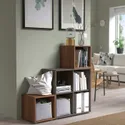 IKEA EKET ЭКЕТ, шкаф, коричневый орех, 35x35x35 см 605.305.77 фото thumb №2