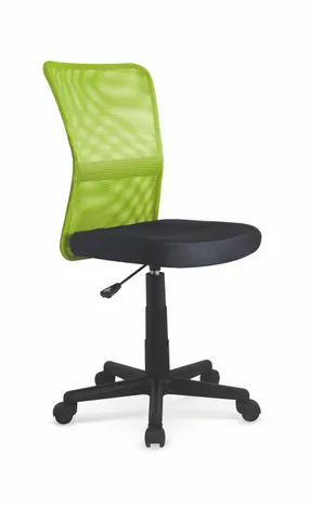 Крісло комп'ютерне офісне обертове HALMAR DINGO чорний, зелений фото