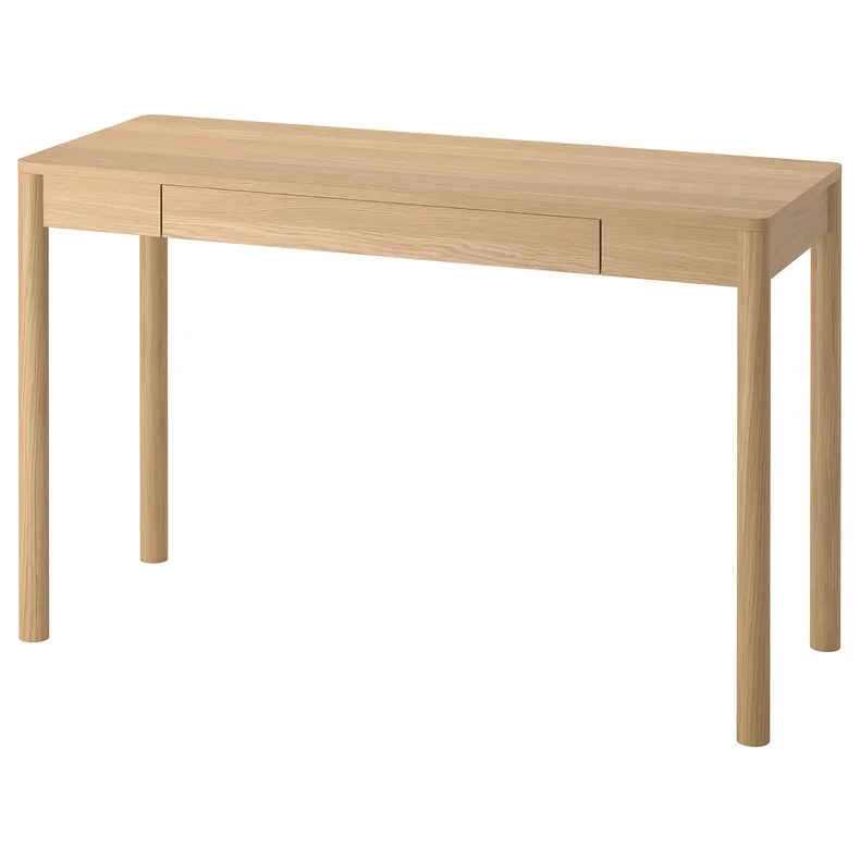 IKEA TONSTAD ТОНСТАД, письмовий стіл, дуб дубовий, 120x47 см 605.382.05 фото №1