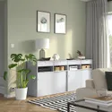 IKEA SPIKSMED СПІКСМЕД, шафа, світло-сірий, 195x40x79 см 695.352.88 фото thumb №2
