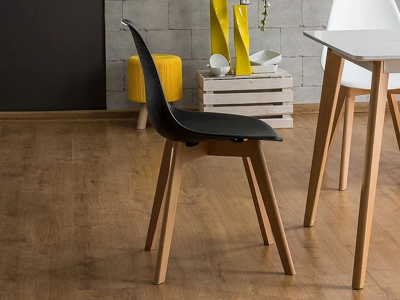 Кухонный пластиковый стул SIGNAL MORIS, черный фото №9