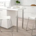 IKEA UTBY УТБЮ, ніжка, нержавіюча сталь, 88 см 305.036.60 фото thumb №3