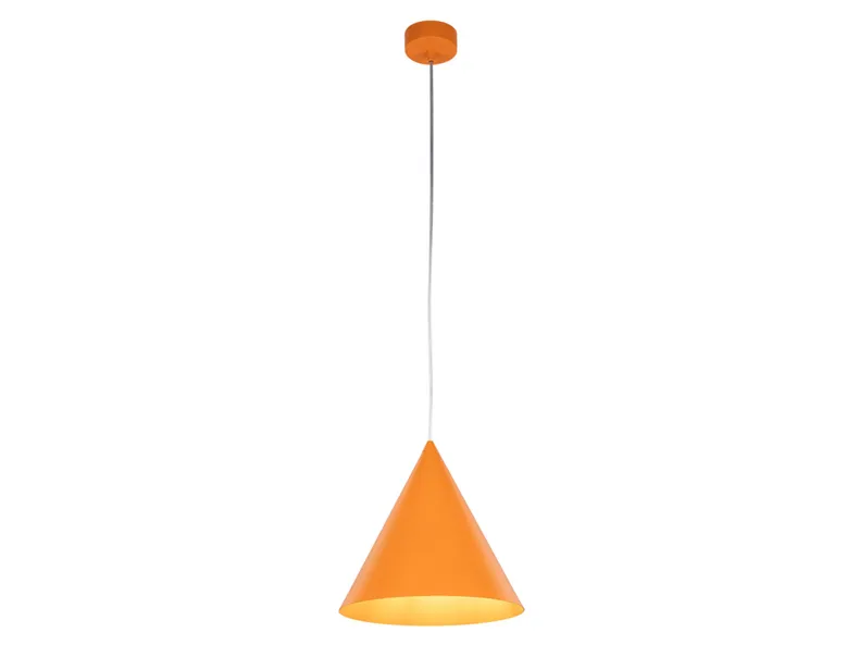BRW підвісний світильник Cono Orange 25 см металевий помаранчевий 095094 фото №5