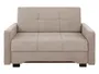 BRW Двомісний диван-ліжко Bado з ящиком для зберігання велюровий бежевий, Cruse 521 Бежевий SO-BADO-2FBK-G2_BBA406 фото