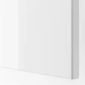 IKEA PAX ПАКС / FARDAL/ÅHEIM, кутовий гардероб, глянцевий білий/дзеркальне скло, 110/88x236 см 493.361.57 фото thumb №4
