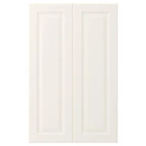 IKEA BODBYN БУДБІН, 2 дверцят для кутової підлог шафи, кремово-білий, 25x80 см 402.054.86 фото