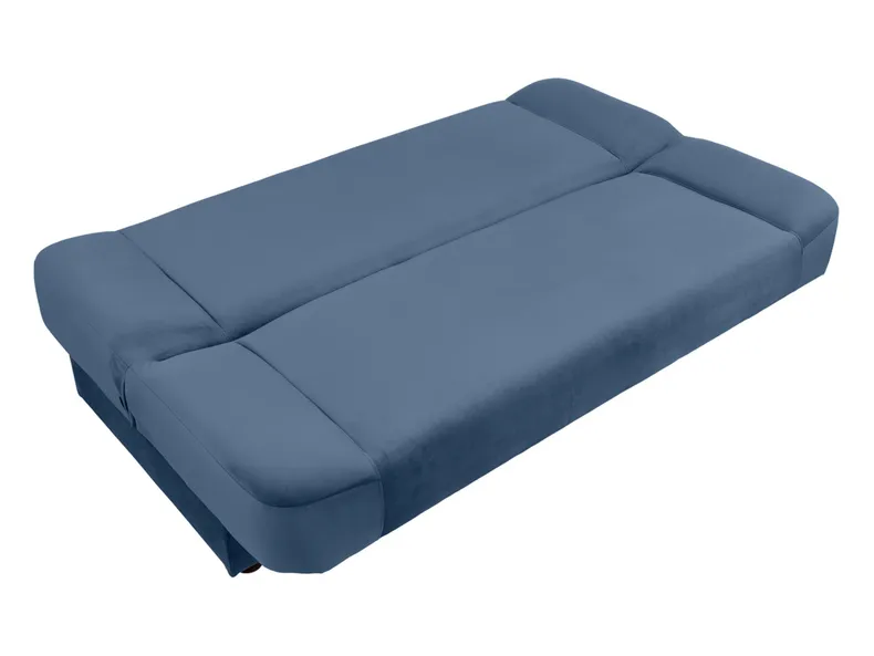 BRW Трехместный диван-кровать Lami с бархатным ящиком для хранения синий, Ривьера 74 WE-LAMI-3K-G2_BACBFD фото №4