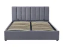 Кровать полуторная бархатная SIGNAL MONTREAL Velvet, серый, 140x200 фото thumb №11